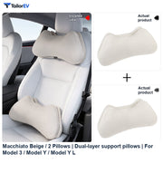 Dual-Layer Neck Pillows for Tesla Model 3, Model Y & Y L product photo