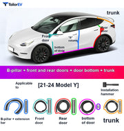 Door Seal Kits & B-Pillar Seals for Tesla Model 3, Y & Y L product photo