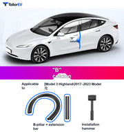 Door Seal Kits & B-Pillar Seals for Tesla Model 3, Y & Y L product photo