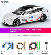 Door Seal Kits & B-Pillar Seals for Tesla Model 3, Y & Y L product photo