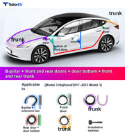 Door Seal Kits & B-Pillar Seals for Tesla Model 3, Y & Y L product photo