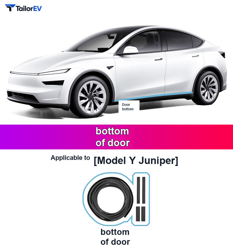 Door Seal Kits & B-Pillar Seals for Tesla Model 3, Y & Y L product photo — photo 36
