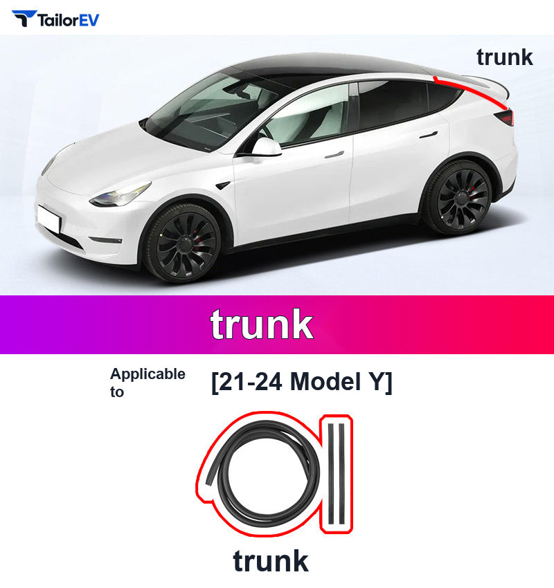 Door Seal Kits & B-Pillar Seals for Tesla Model 3, Y & Y L product photo — photo 37