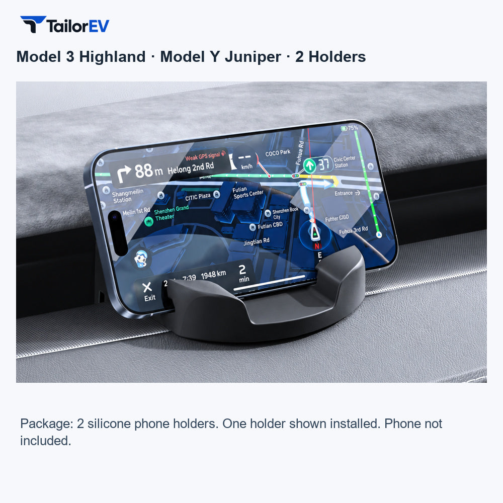 Silicone Dashboard Phone Holder for Tesla Model 3, Y & Y L product photo — photo 8