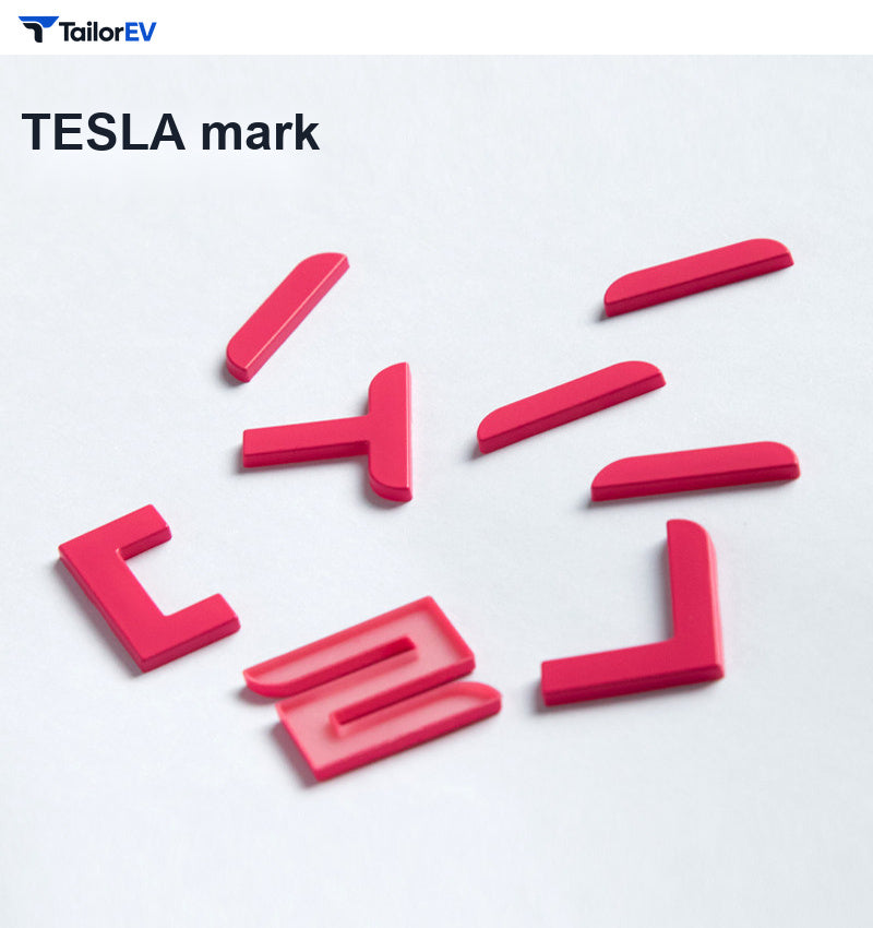Rear Emblem Letter Covers for Tesla Model 3 & Model Y product photo — photo 5
