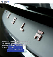 Rear Emblem Letter Covers for Tesla Model 3 & Model Y product photo