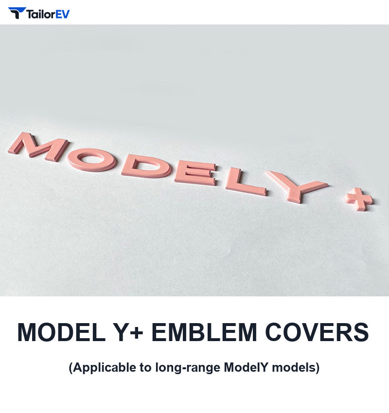Rear Emblem Letter Covers for Tesla Model 3 & Model Y product photo — photo 4
