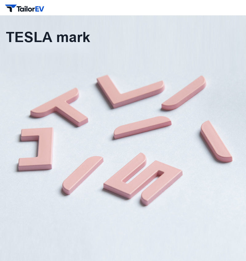 Rear Emblem Letter Covers for Tesla Model 3 & Model Y product photo — photo 11