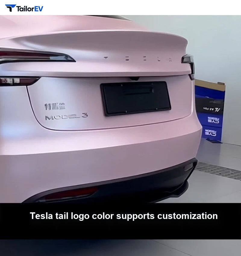 Rear Emblem Letter Covers for Tesla Model 3 & Model Y product photo — photo 13