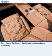 Seat Extension Cushions with Thigh Support for Tesla product photo