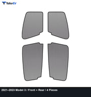 Frameless Mesh Window Sunshades for Tesla Model 3, Y, X & Y L product photo