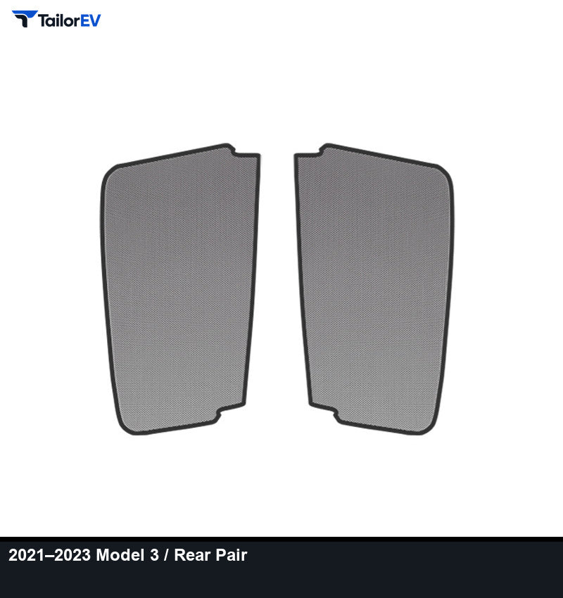 Frameless Mesh Window Sunshades for Tesla Model 3, Y, X & Y L product photo — photo 9