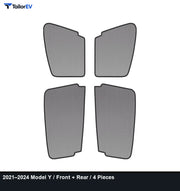 Frameless Mesh Window Sunshades for Tesla Model 3, Y, X & Y L product photo