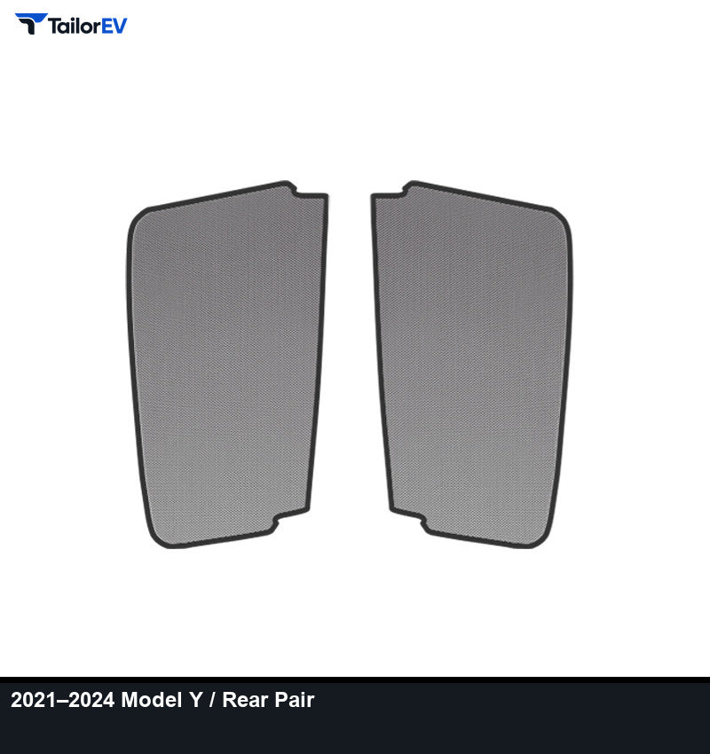 Frameless Mesh Window Sunshades for Tesla Model 3, Y, X & Y L product photo — photo 12