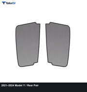 Frameless Mesh Window Sunshades for Tesla Model 3, Y, X & Y L product photo