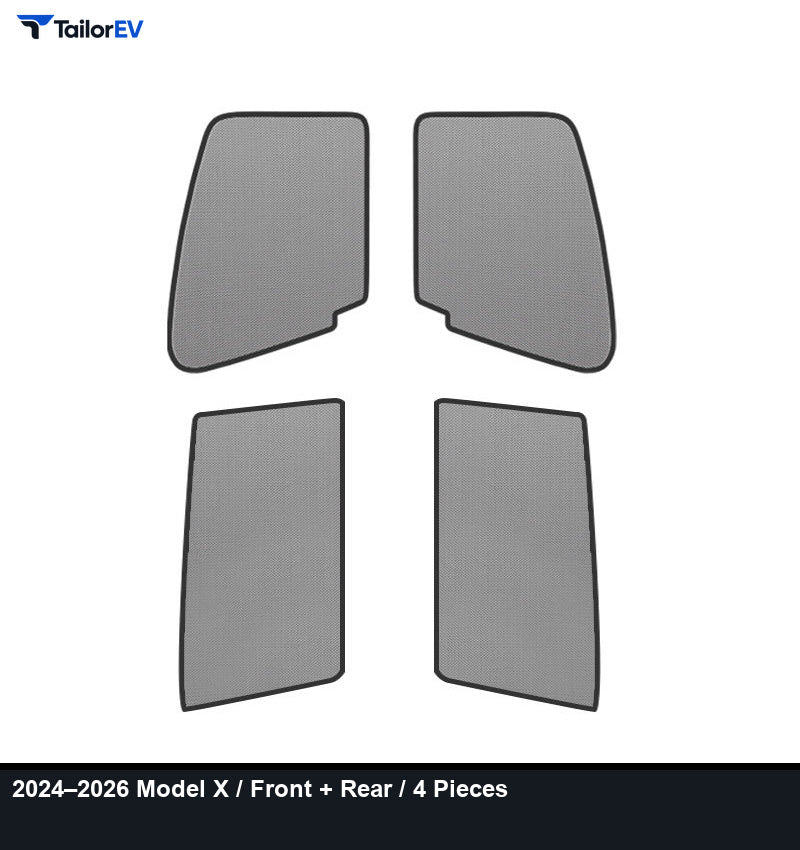 Frameless Mesh Window Sunshades for Tesla Model 3, Y, X & Y L product photo — photo 13