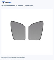 Frameless Mesh Window Sunshades for Tesla Model 3, Y, X & Y L product photo