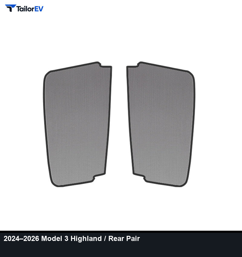Frameless Mesh Window Sunshades for Tesla Model 3, Y, X & Y L product photo — photo 18