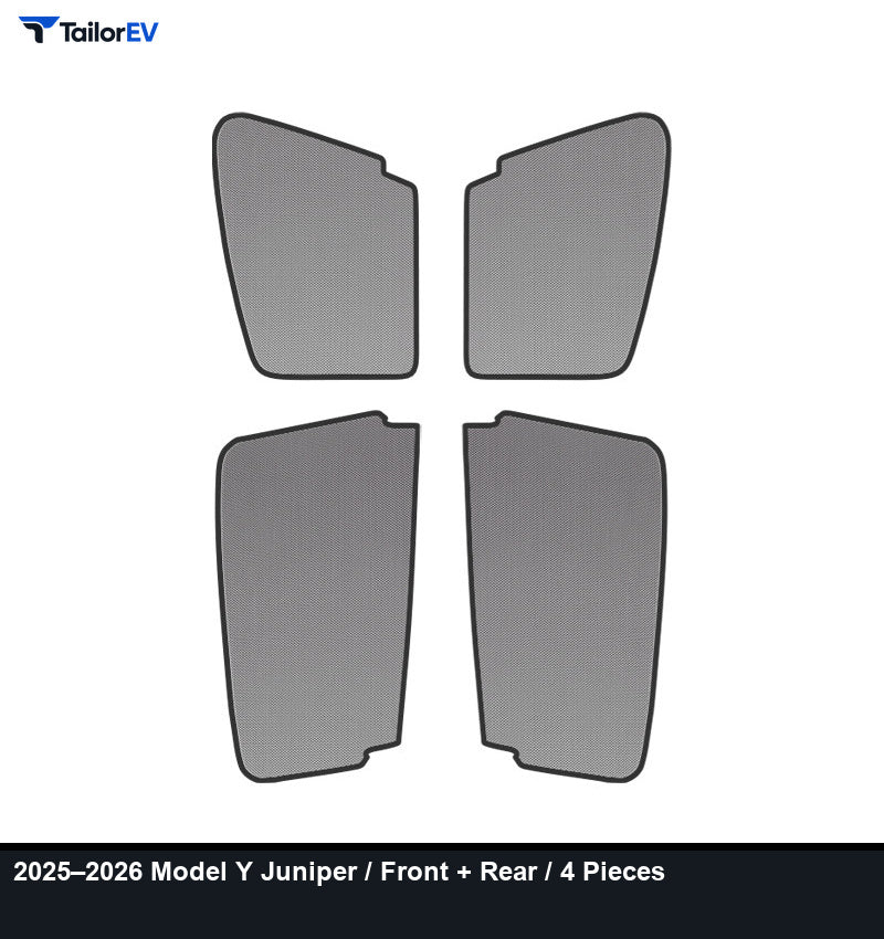 Frameless Mesh Window Sunshades for Tesla Model 3, Y, X & Y L product photo — photo 19