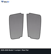 Frameless Mesh Window Sunshades for Tesla Model 3, Y, X & Y L product photo