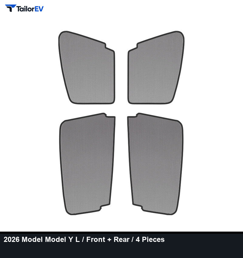 Frameless Mesh Window Sunshades for Tesla Model 3, Y, X & Y L product photo — photo 21