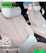 Compact Memory Foam Headrest & Lumbar Support Pillows product photo
