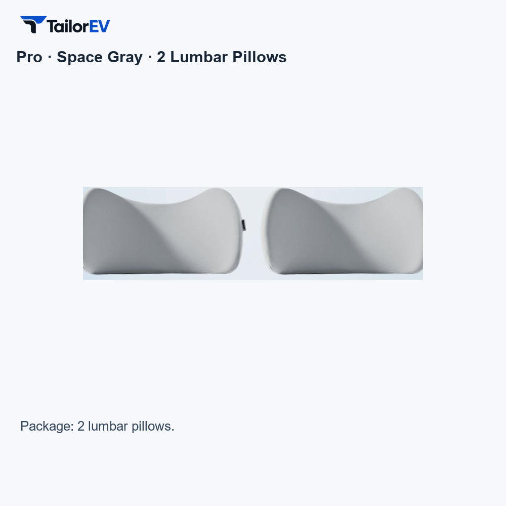 Compact Memory Foam Headrest & Lumbar Support Pillows product photo — photo 22