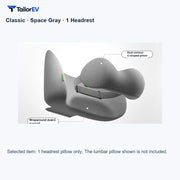 Compact Memory Foam Headrest & Lumbar Support Pillows product photo