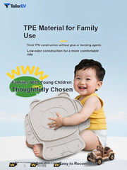 3W TPE Child Car Seat Protector Mat — product photo 2 | TailorEV