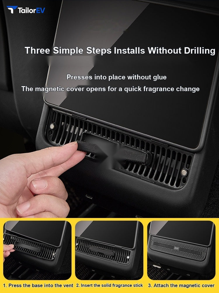 3W Rear Vent Cover & Diffuser for Tesla Model 3/Y/Y L — product photo 5 | TailorEV — photo 6