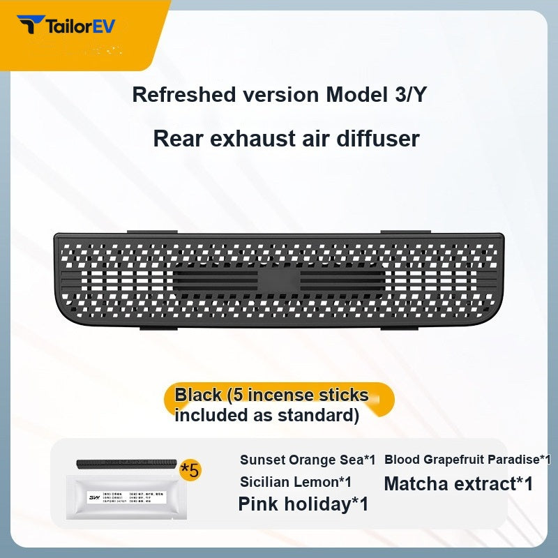 3W Rear Vent Cover & Diffuser for Tesla Model 3/Y/Y L — product photo 4 | TailorEV — photo 10