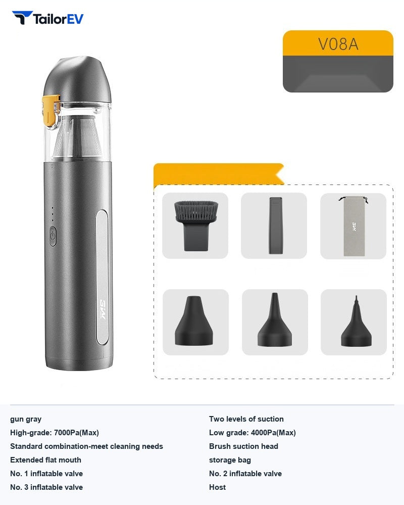 3W Cordless Car Vacuum & Air Blower, 10,000 Pa — product photo 2 | TailorEV — photo 8