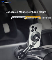 3W Magnetic Suction Phone Mount with 15W Charging — product photo 1 | TailorEV