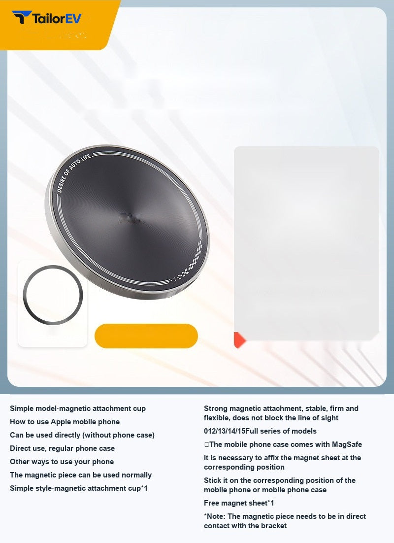 3W Magnetic Suction Phone Mount with 15W Charging — product photo 28 | TailorEV — photo 34