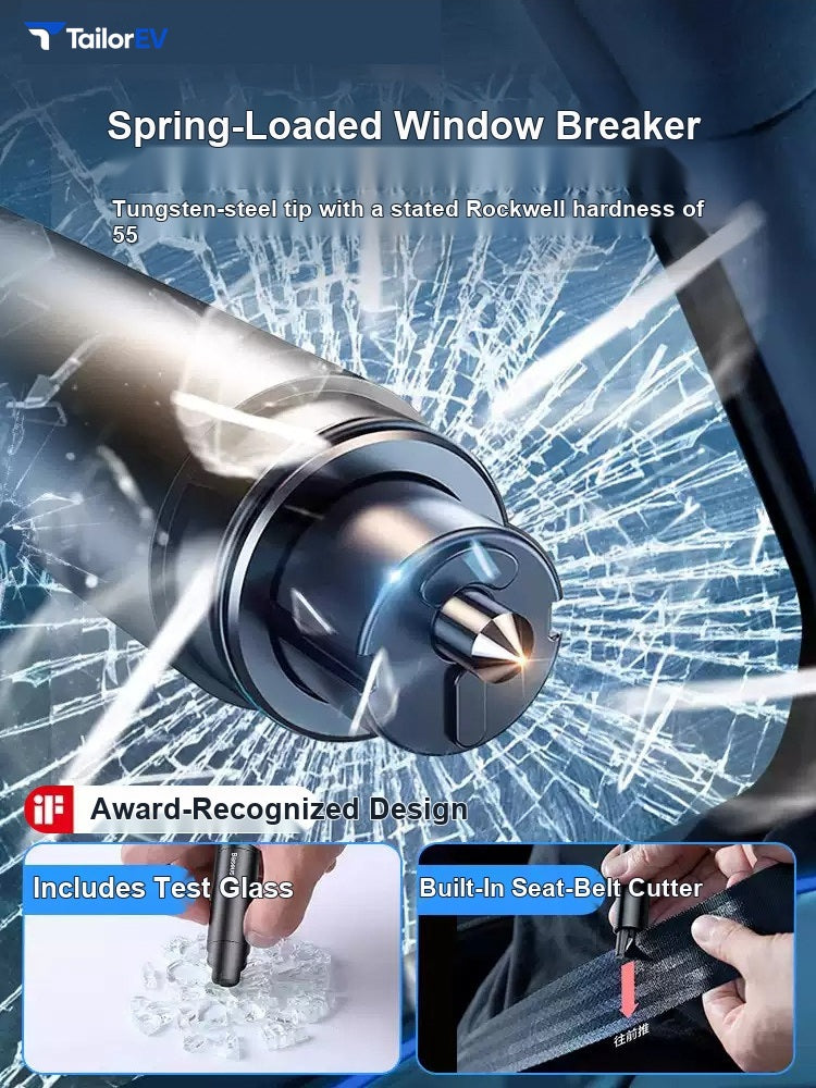 Baseus Window Breaker & Seat Belt Cutter Emergency Tool — product photo 1 | TailorEV — photo 2