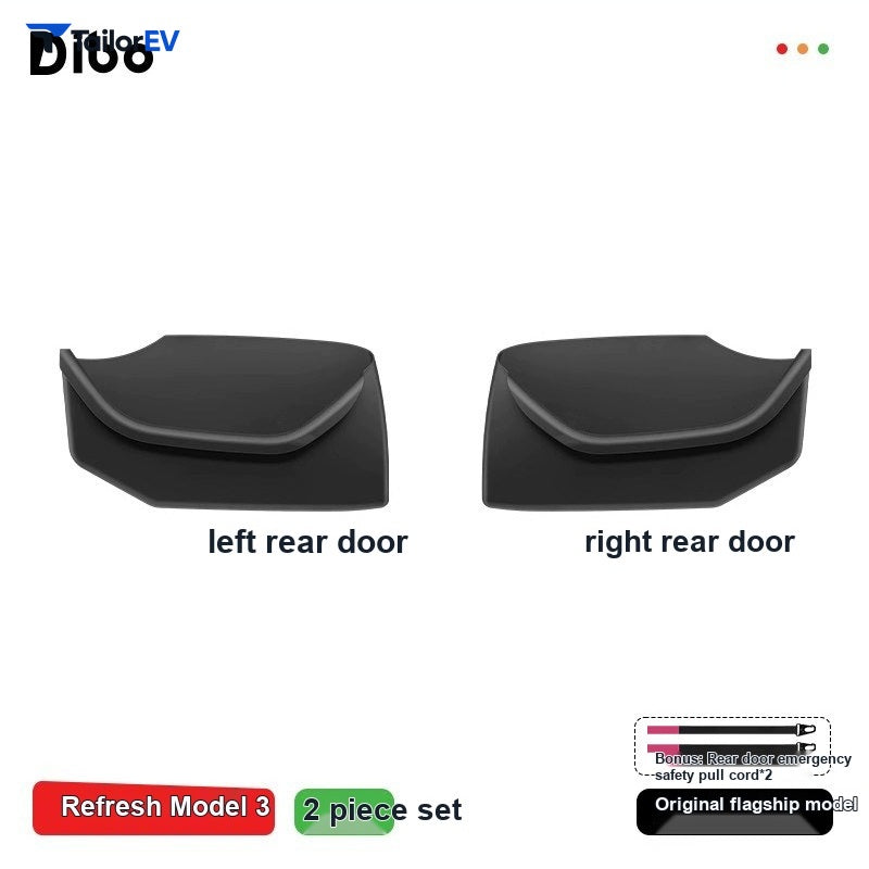 Dibo TPE Door Pocket Organizer for Tesla Model 3/Y/Y L — product photo 6 | TailorEV — photo 12
