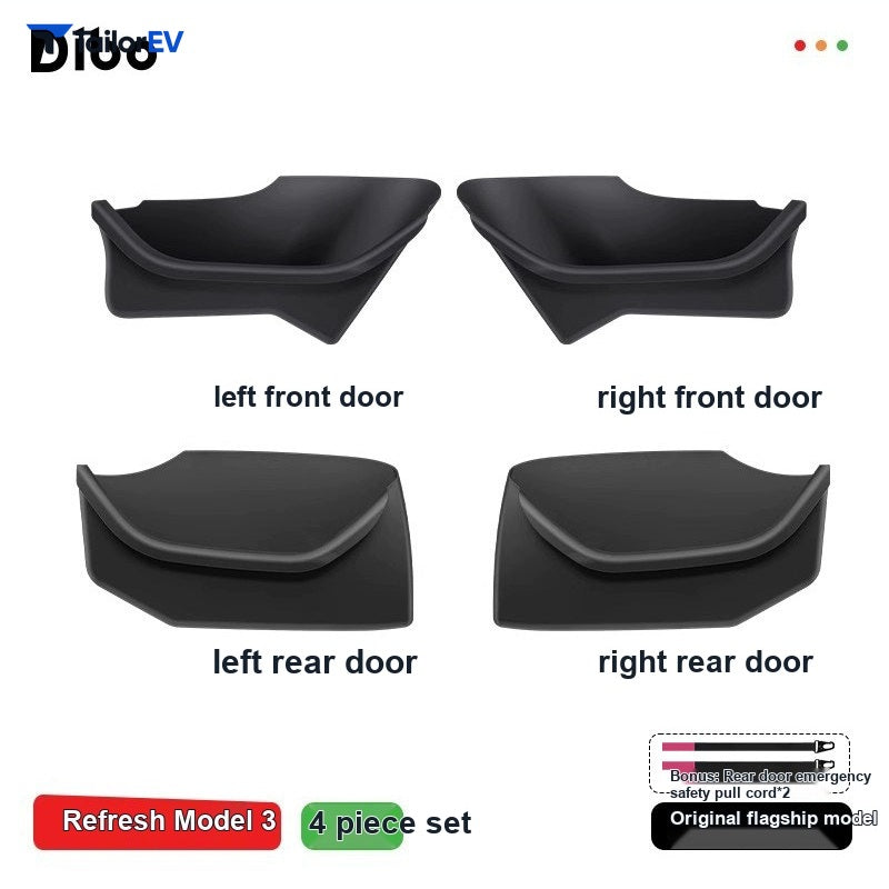 Dibo TPE Door Pocket Organizer for Tesla Model 3/Y/Y L — product photo 7 | TailorEV — photo 13