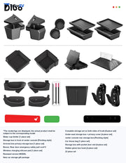 Dibo TPE Door Pocket Organizer for Tesla Model 3/Y/Y L — product photo 10 | TailorEV