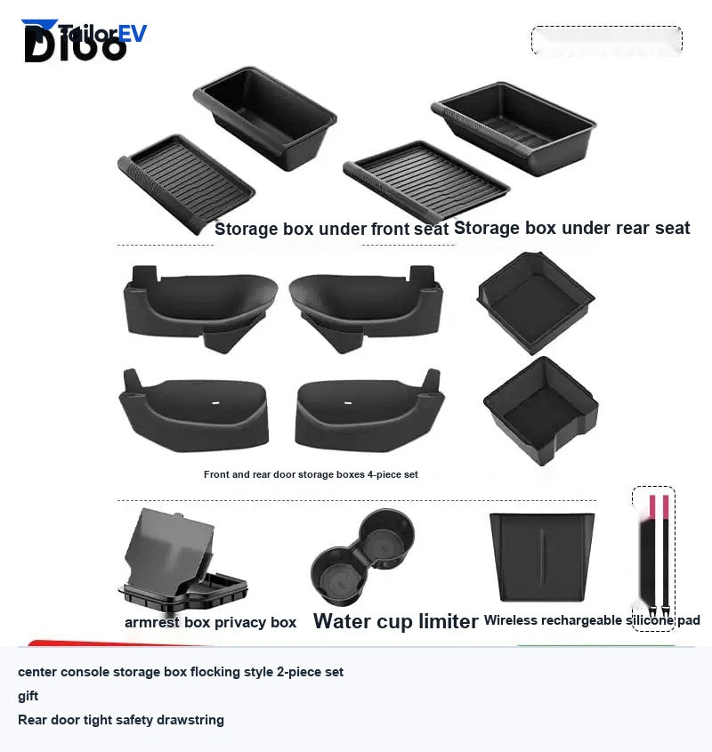Dibo TPE Door Pocket Organizer for Tesla Model 3/Y/Y L — product photo 13 | TailorEV — photo 19