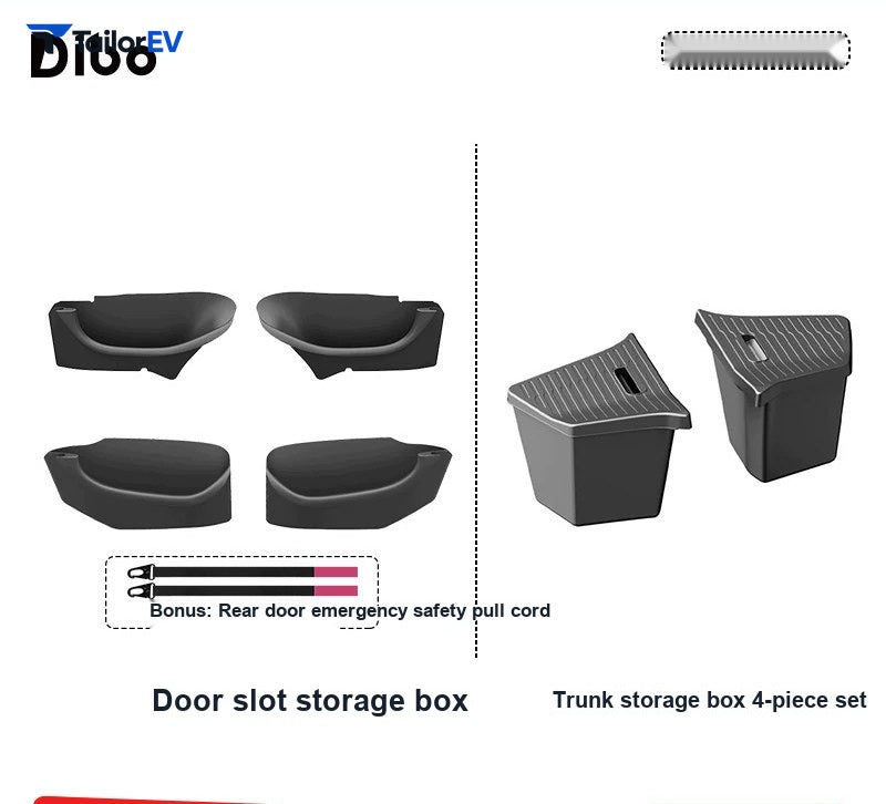 Dibo TPE Door Pocket Organizer for Tesla Model 3/Y/Y L — product photo 21 | TailorEV — photo 27