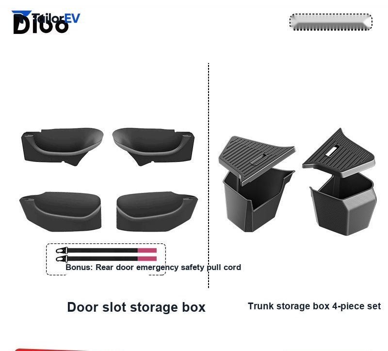 Dibo TPE Door Pocket Organizer for Tesla Model 3/Y/Y L — product photo 22 | TailorEV — photo 28