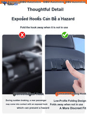 Dibo Rear Seat Hook for Tesla Model 3/Y/Y L — product photo 2 | TailorEV