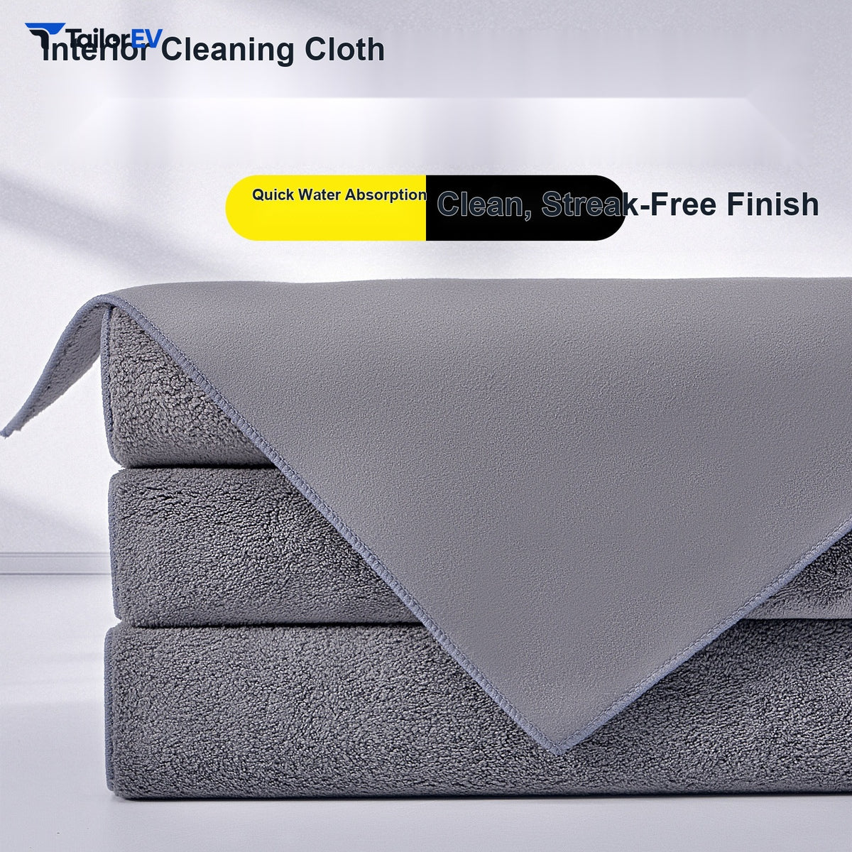 DIY Suede-Look Car Glass & Interior Cleaning Cloth — product photo 2 | TailorEV — photo 3
