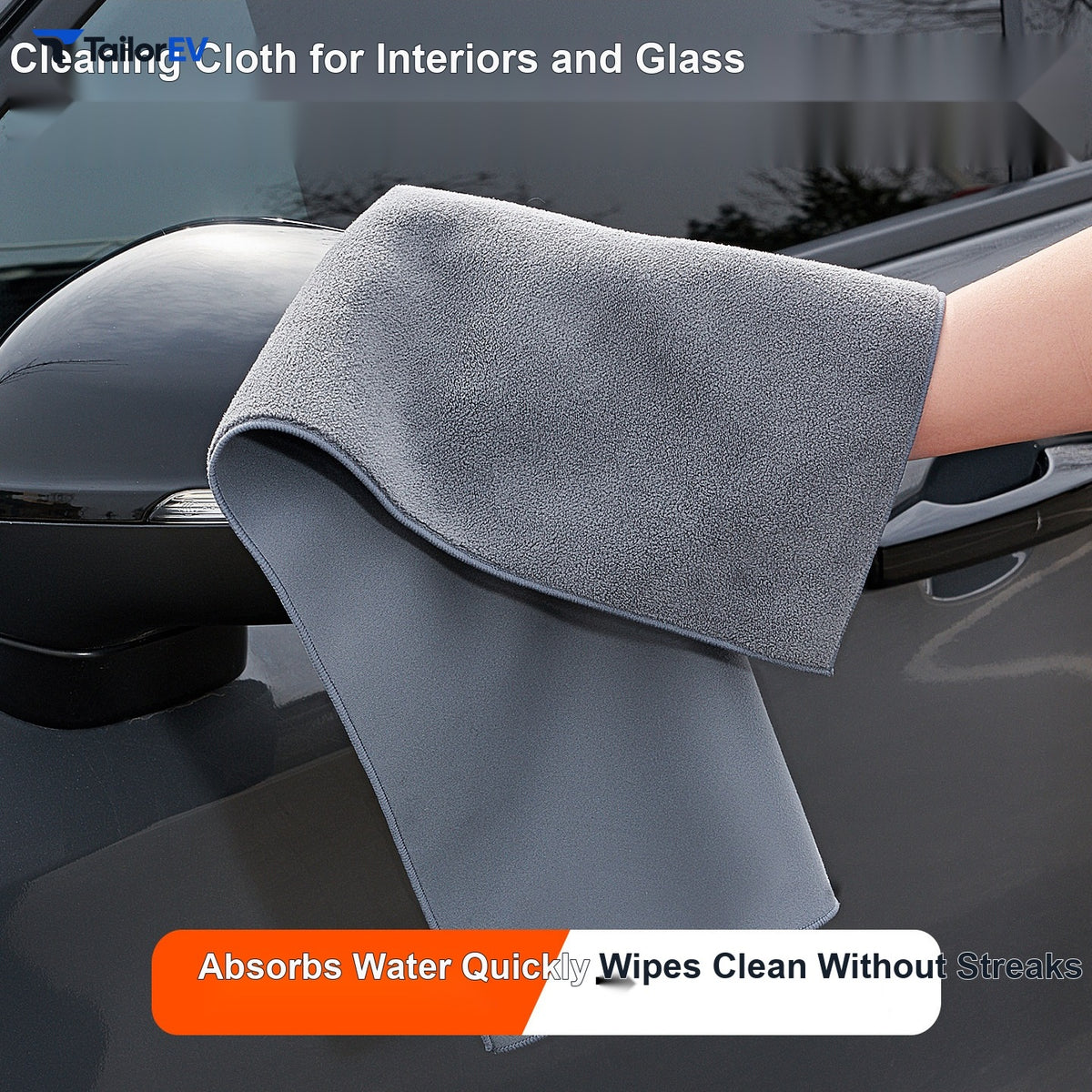 DIY Suede-Look Car Glass & Interior Cleaning Cloth — product photo 3 | TailorEV — photo 4