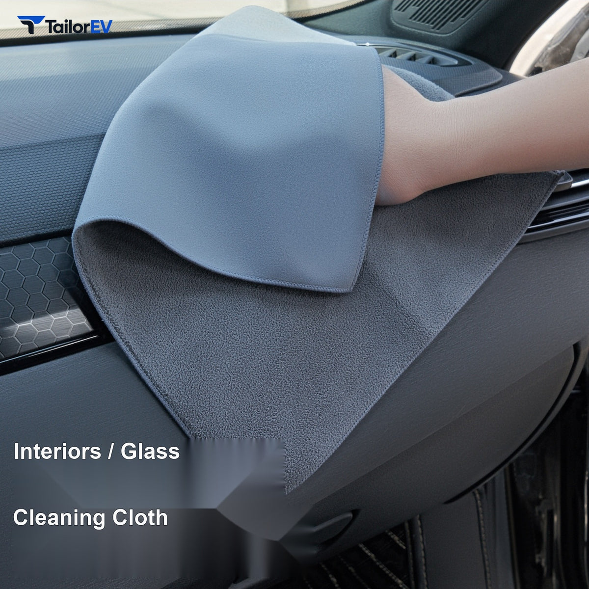 DIY Suede-Look Car Glass & Interior Cleaning Cloth — product photo 4 | TailorEV — photo 5