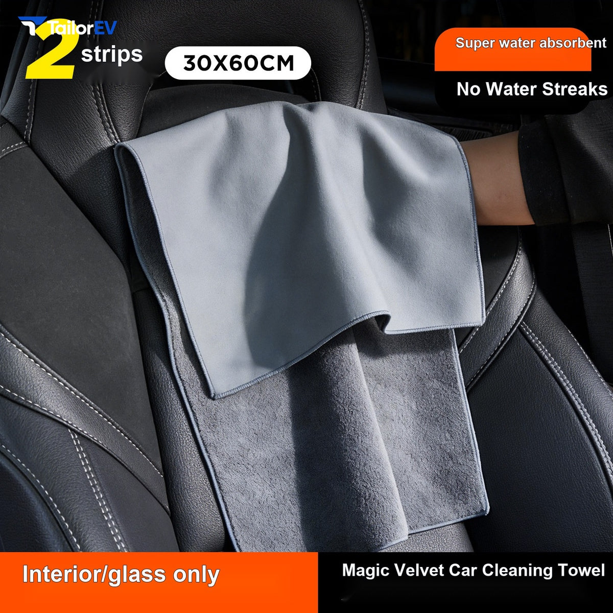 DIY Suede-Look Car Glass & Interior Cleaning Cloth — product photo 3 | TailorEV — photo 9