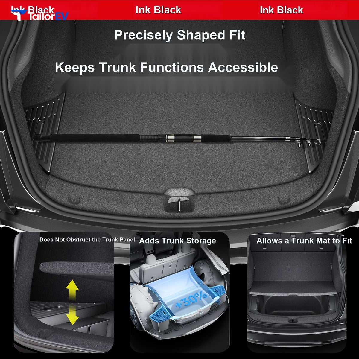 Dibo TPE Trunk Side Storage Box for Tesla Model 3/Y/Y L — product photo 5 | TailorEV — photo 7