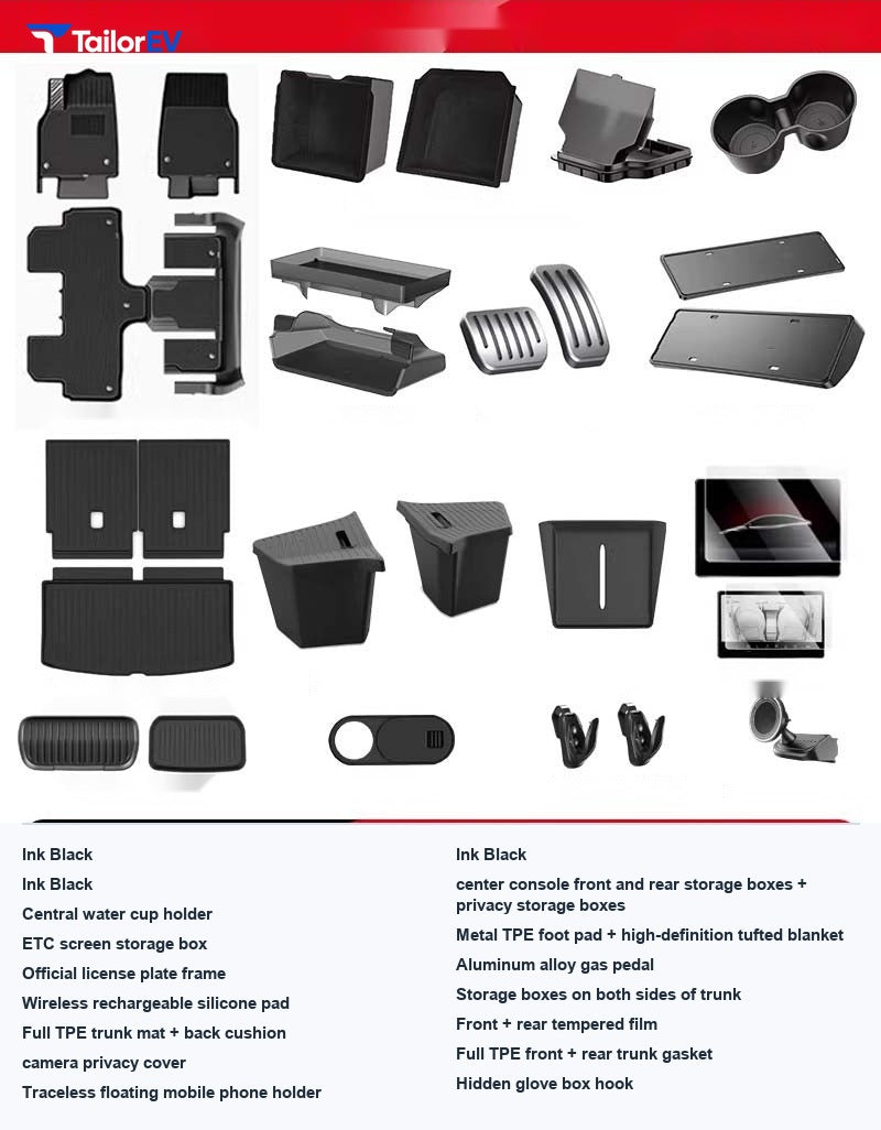 Dibo TPE Trunk Side Storage Box for Tesla Model 3/Y/Y L — product photo 6 | TailorEV — photo 13