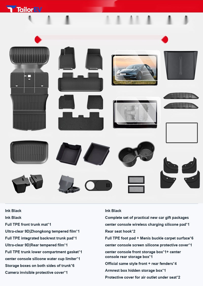 Dibo TPE Trunk Side Storage Box for Tesla Model 3/Y/Y L — product photo 17 | TailorEV — photo 24