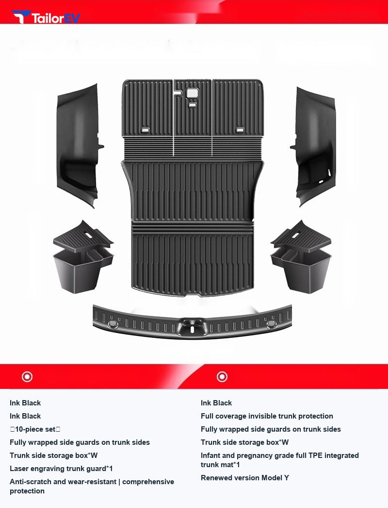 Dibo TPE Trunk Side Storage Box for Tesla Model 3/Y/Y L — product photo 30 | TailorEV — photo 37